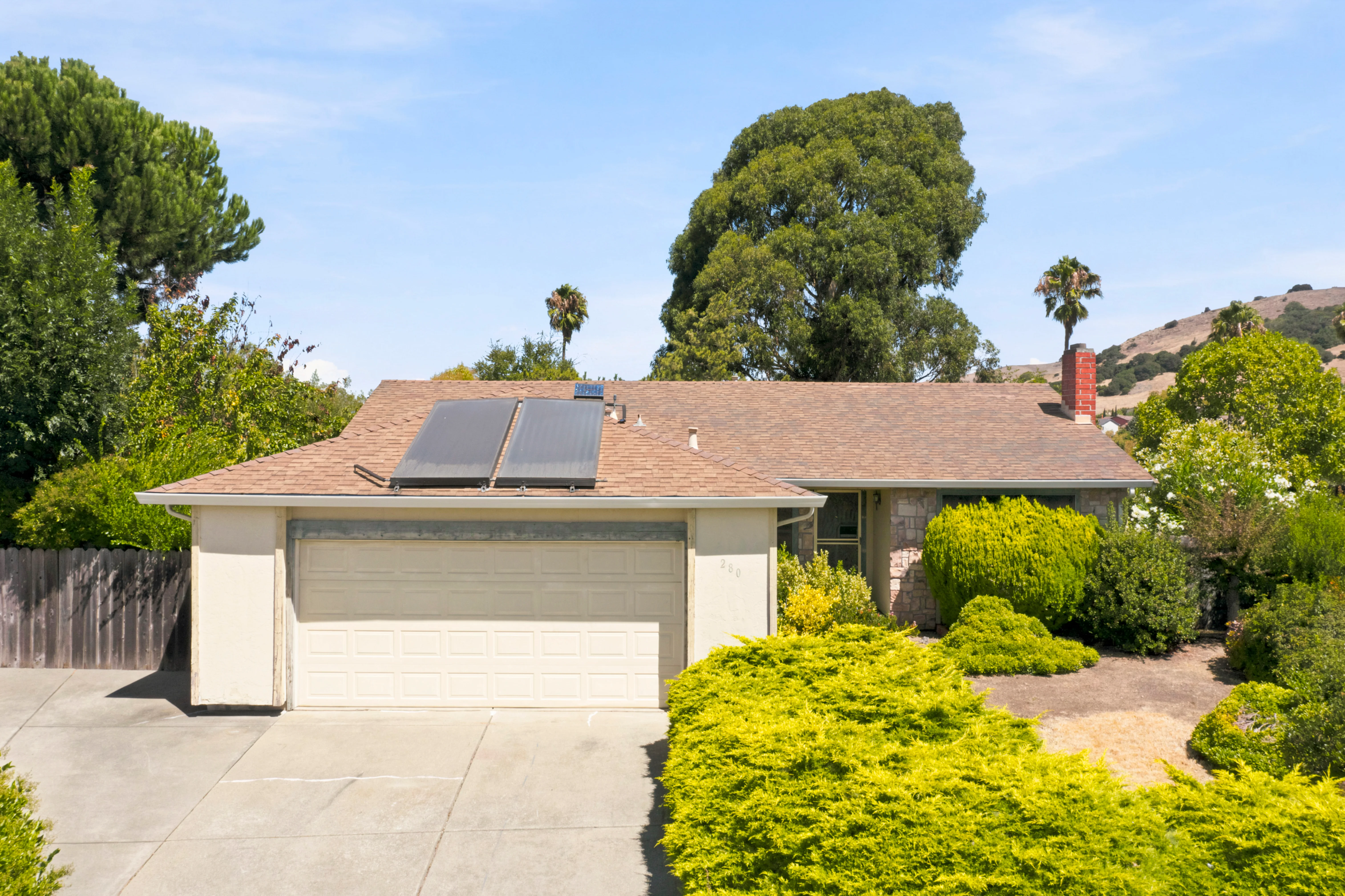 280 Pamela Court aerial view