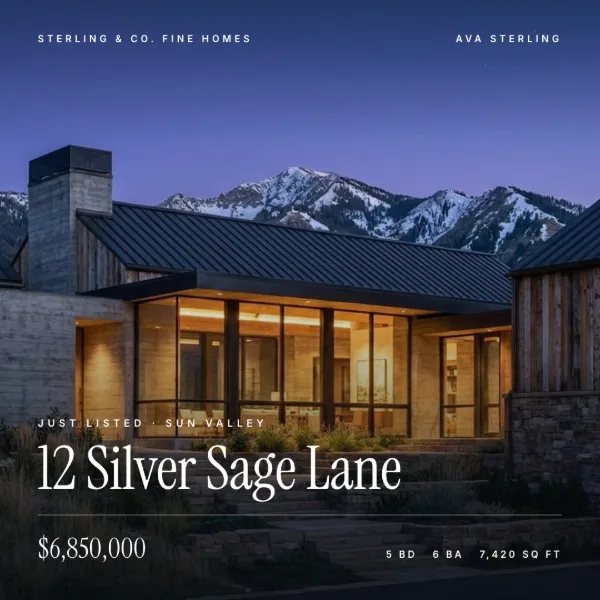 A square post Dwelln made for 12 Silver Sage Lane